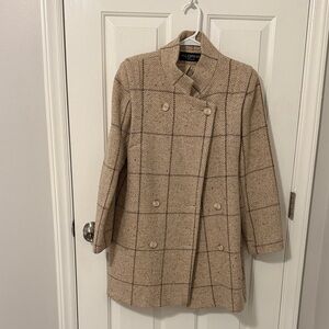 100% wool, lined, women’s vintage winter jacket